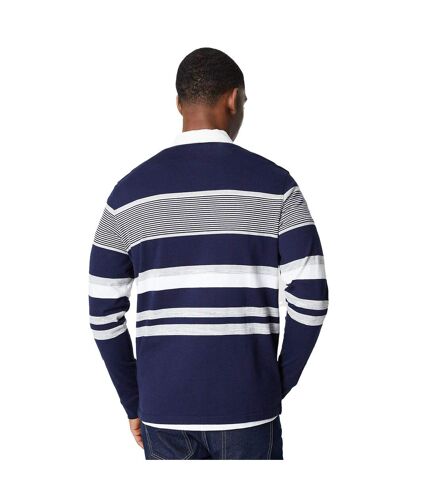 Haut de rugby placement homme bleu marine Maine