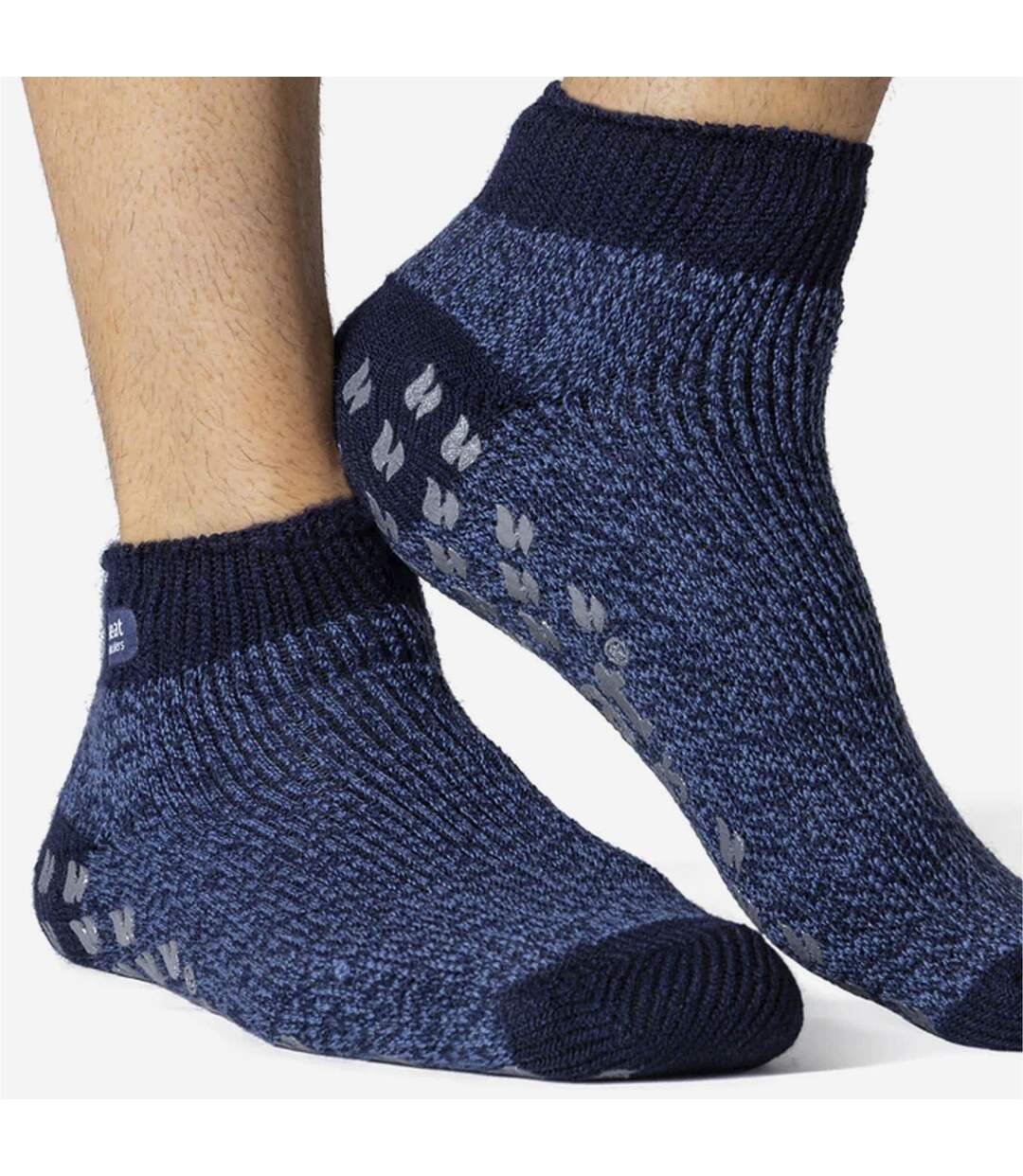 Mens Low Cut Thermal Slipper Socks-4