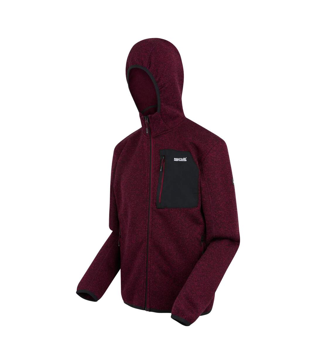 Veste Polaire Newhill Homme Pourpre Foncé Regatta-4