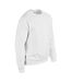 Unisex Adult Plain Heavy Blend Crew Neck Sweatshirt White Gildan-3