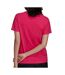 T-shirt Rose Femme Adidas Trefoil