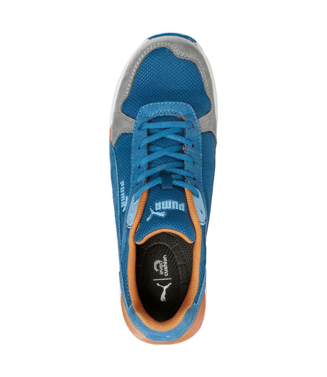 Baskets de sécurité S1P ESD HRO SRC Puma Frontside bleues-4