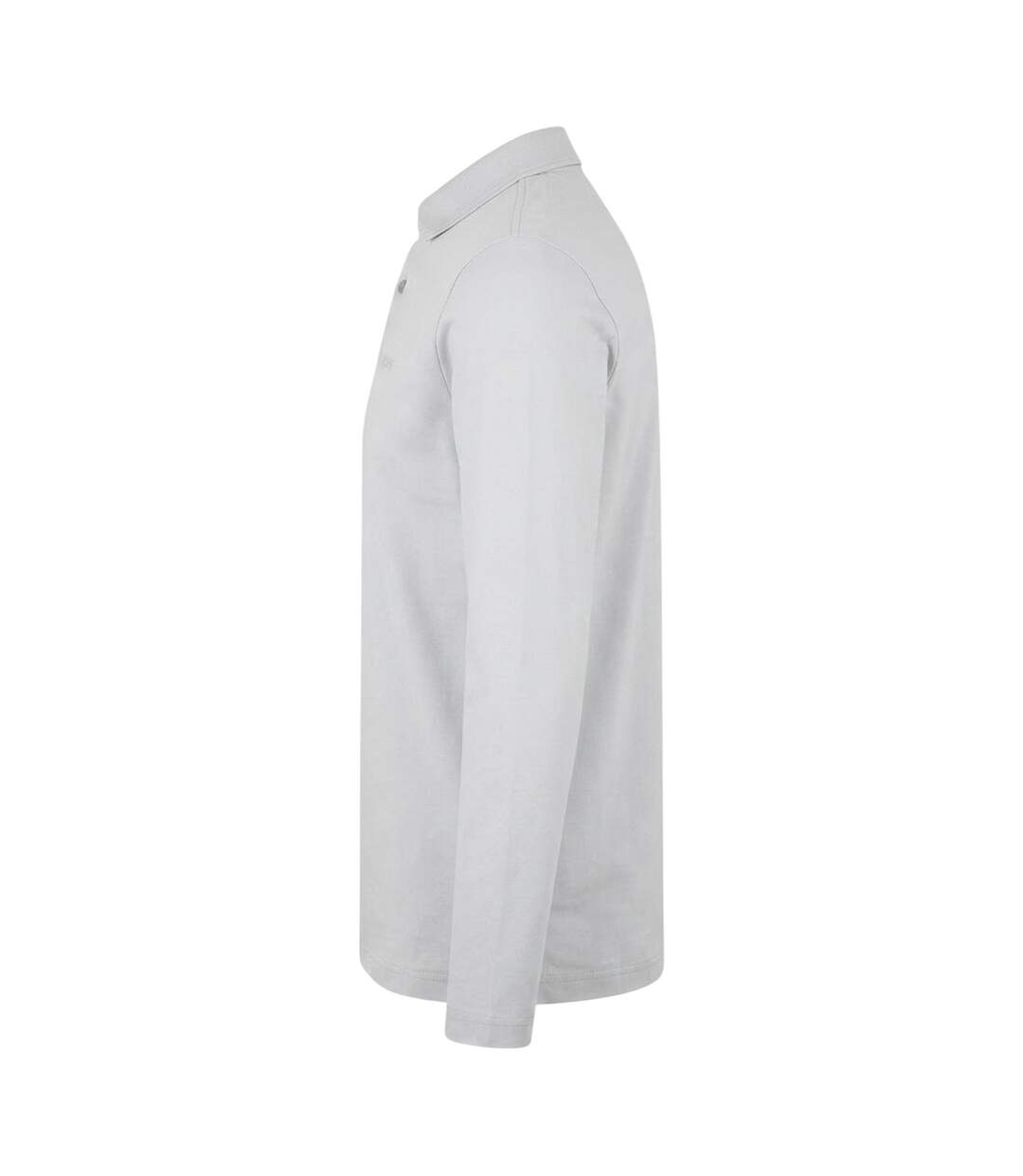 Polo Manches Longues Motif/style Logo Pirol Homme Gris Clair Boss-4