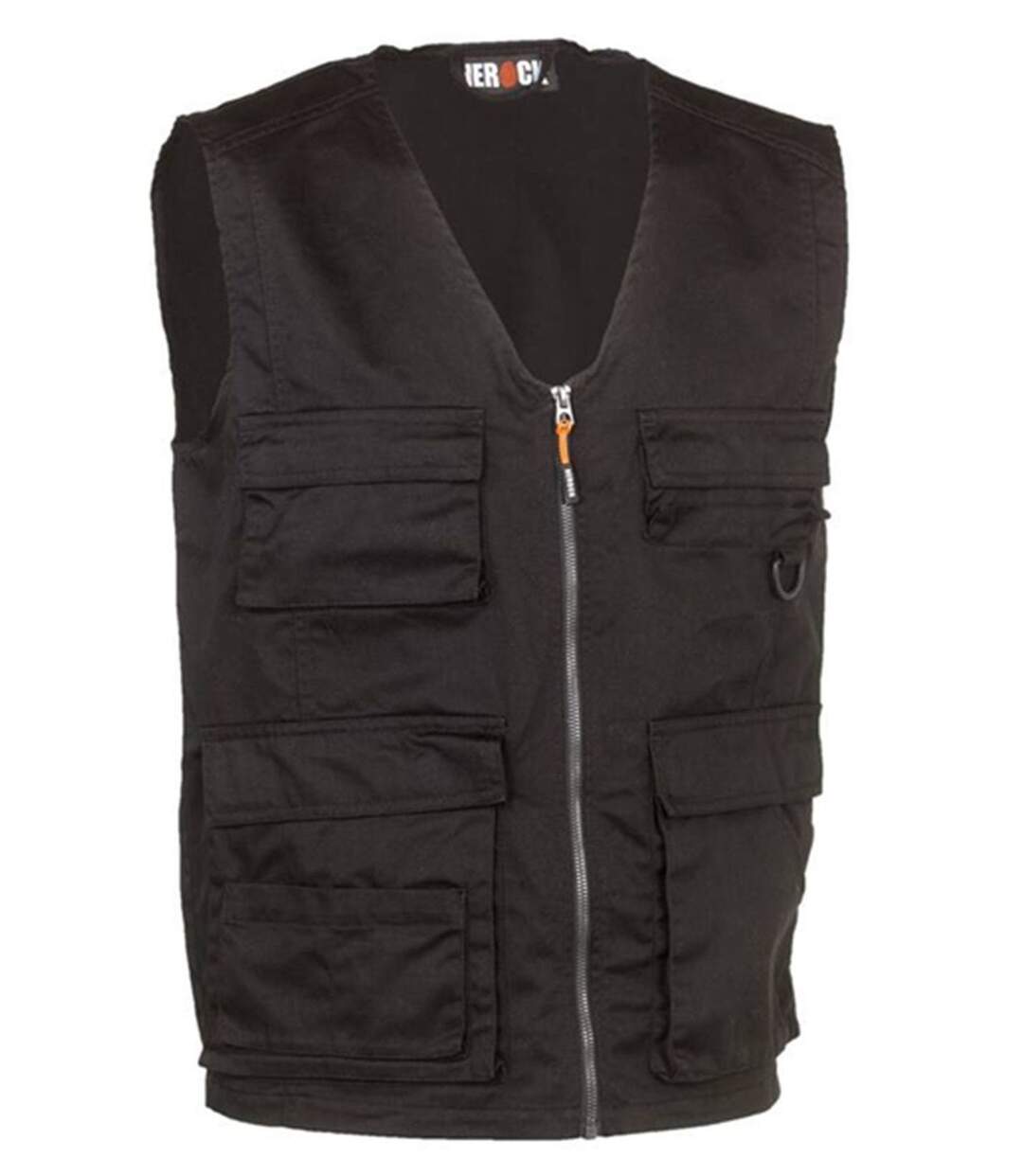 Gilet de travail multipoches - Homme - HK205 - noir-2