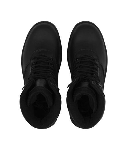 Mens Hudson Leather Safety Boots Black Dunlop