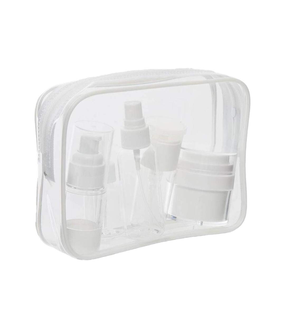 Kit accessoires de voyage 18x5x13 cm 5five transparent-1