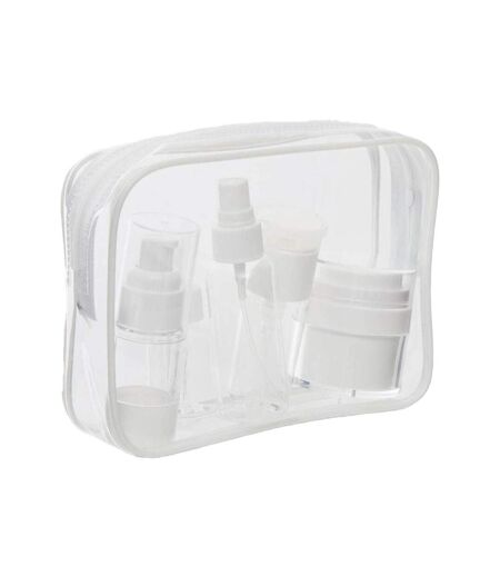 Kit accessoires de voyage 18x5x13 cm 5five transparent