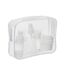 Kit accessoires de voyage 18x5x13 cm 5five transparent-1