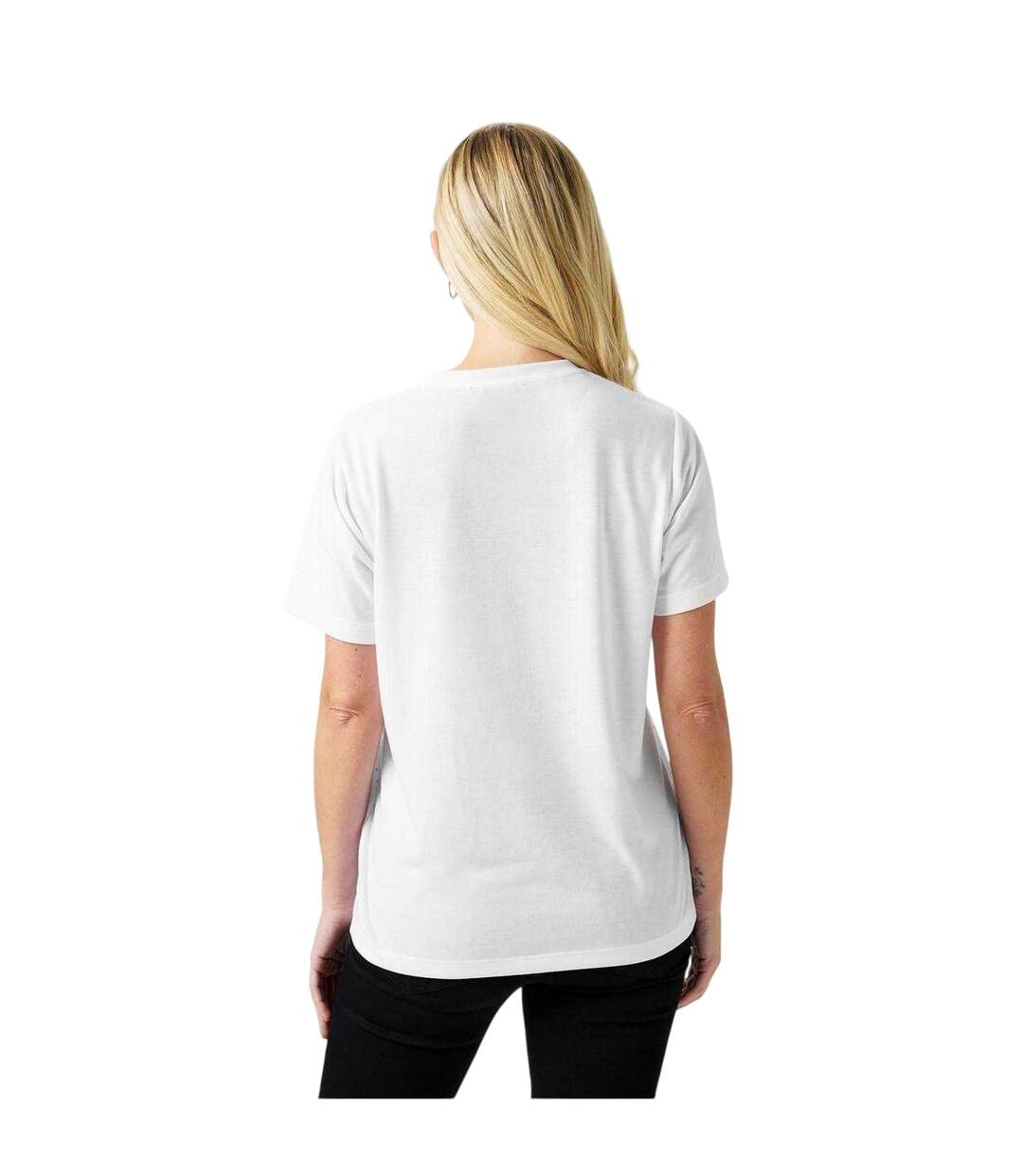 T-shirt Motif/style Strass Femme Blanc Biba-3