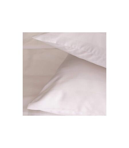 Parure de Lit Satiné 240x220cm Blanc