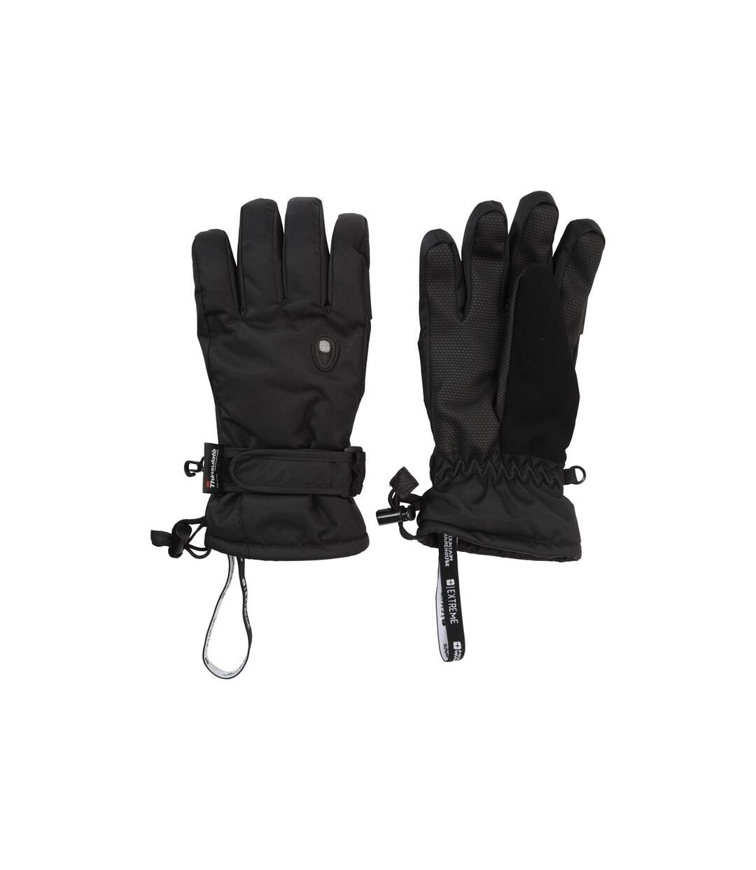 Gants De Ski Extreme Femme Noir Mountain Warehouse-3