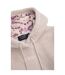 Womens/ladies Fleece Hoodie Off White Animal-4