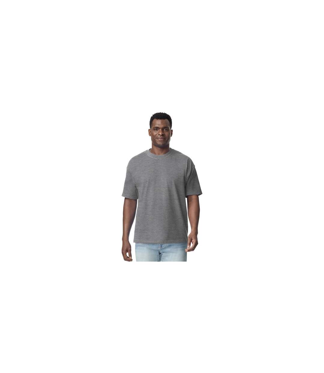 T-shirt Adulte Graphite Chiné Gildan Hammer-1