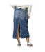 Jupe en jean bleu femme kaporal bikah-2