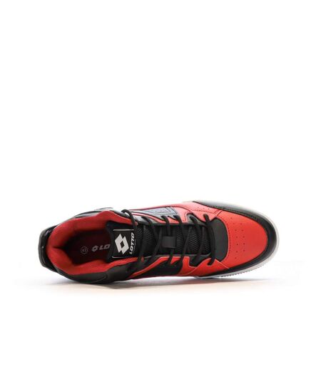 Baskets rouges/noires homme lotto thirty 6