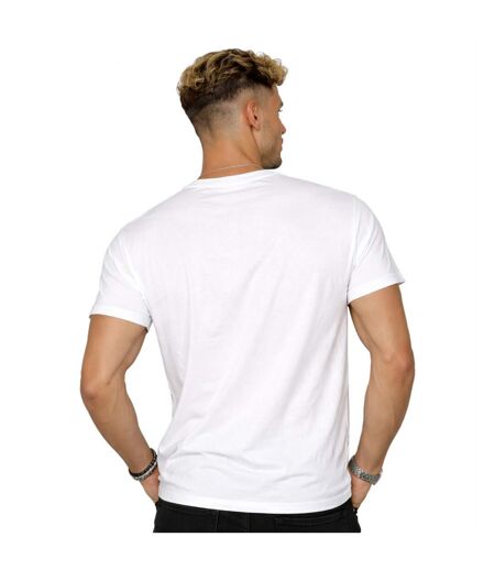 T-shirt homme col rond en jersey 140grm imprimé devant Log6 Vondutch