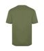 T-shirt Motif/style Logo 3d Homme Kaki Slazenger-2