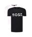 Lot de 2 t-shirts noir/blanc homme hugo boss imprimé-1
