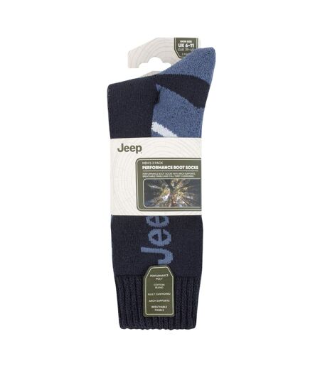 Lot de 3 chaussettes de marche performantes pour hommes