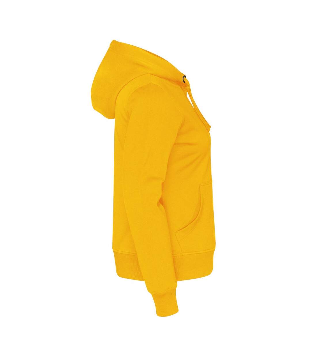 Sweat à capuche femme jaune Cottover