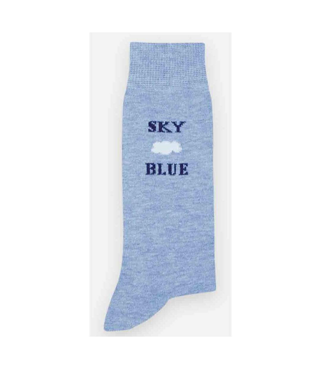 Chaussette motif Sky Blue