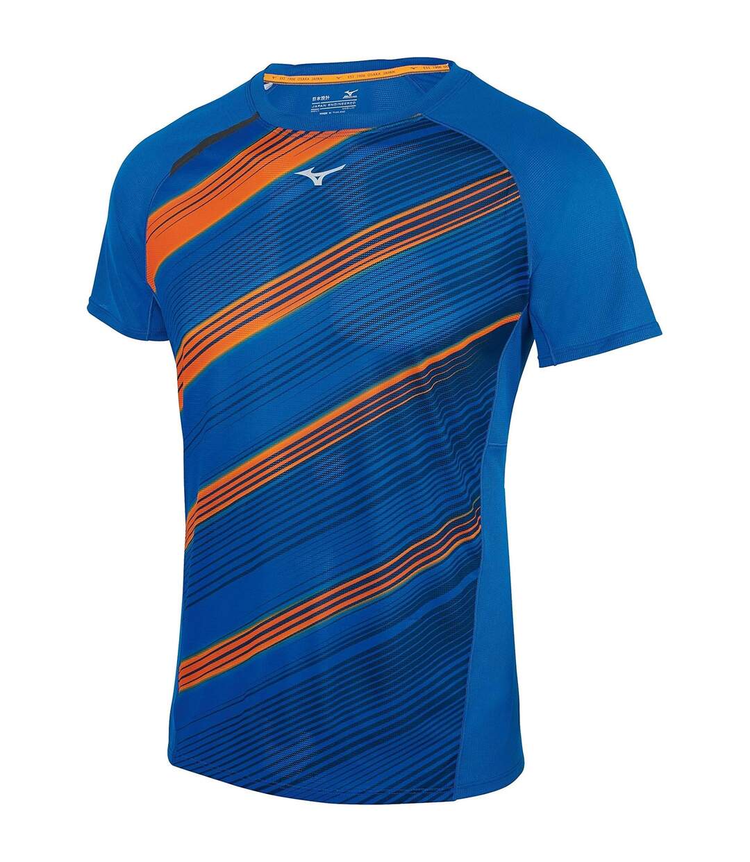 T-shirt Premium Aero Homme Bleu Mizuno-1