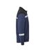 Mens Progression Hi-vis Polo Sweatshirt Navy Black Projob-3