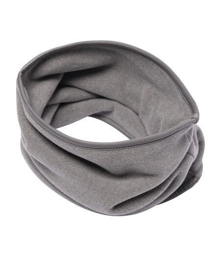 Adults Unisex Novax Fleece Neck Warmer/snood One Size Grey Trespass