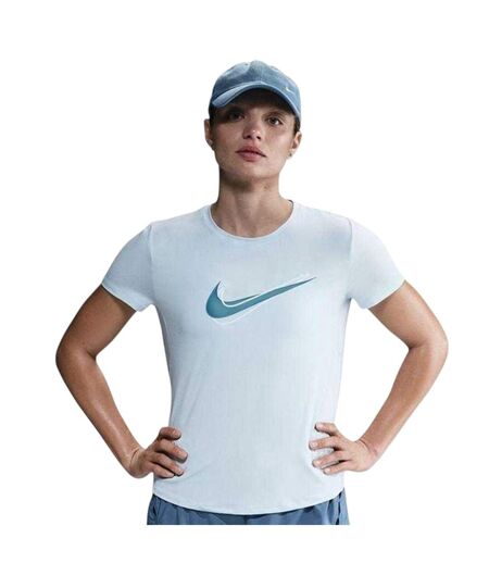T-shirt Motif/style Swoosh Femme Bleu Nike