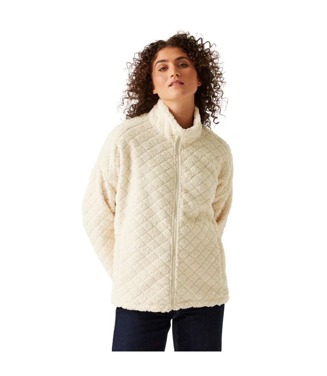 Veste Polaire Apphia Femme Vanille Claire Regatta-1