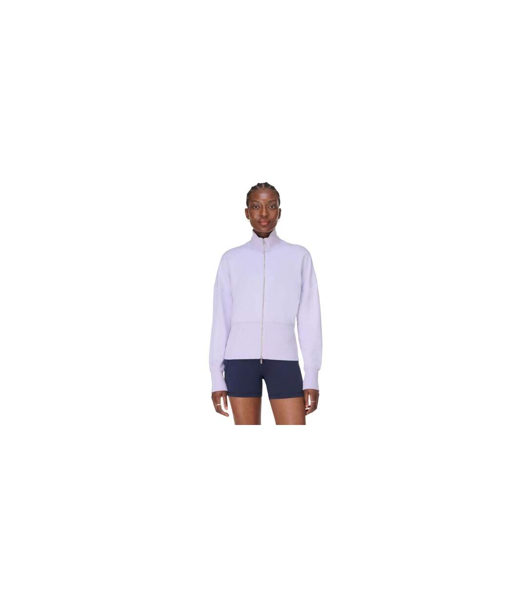 Veste After Class Femme Violet Chiné Sweaty Betty-1