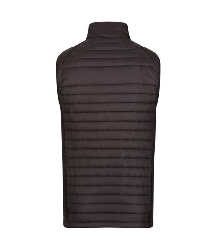 Mens Navigate Hybrid Body Warmer Black Classic Red Regatta