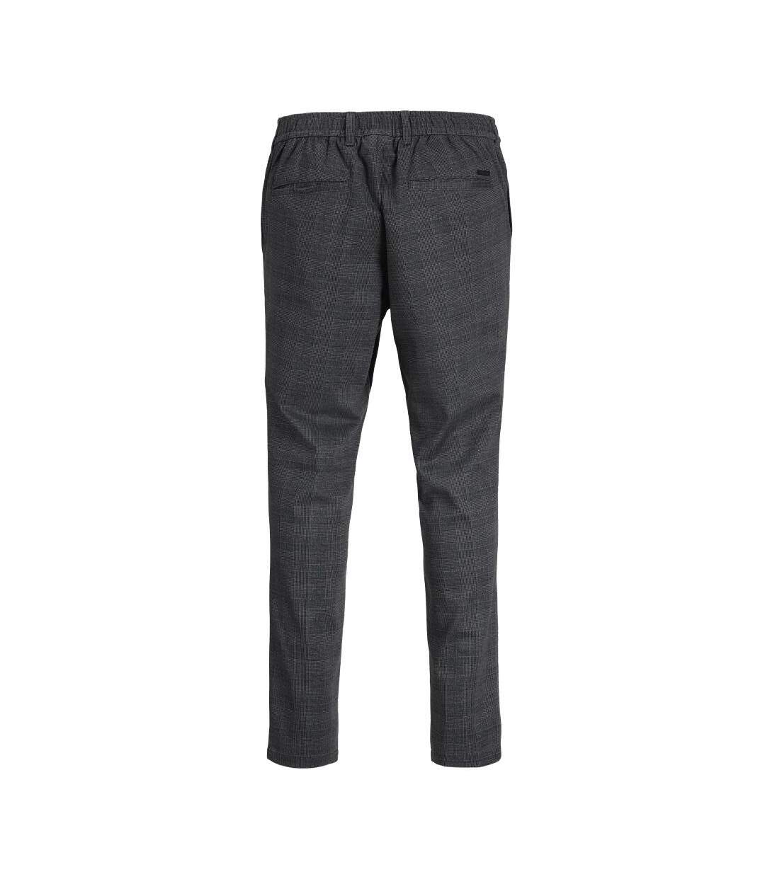 Pantalon gris à carreaux homme jack & jones jpstace - l-2