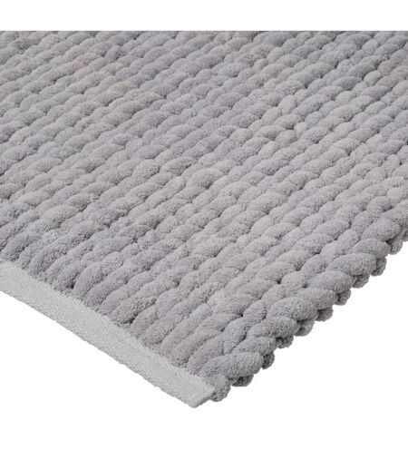 Tapis de Salle de Bain Épais 50x75cm Gris