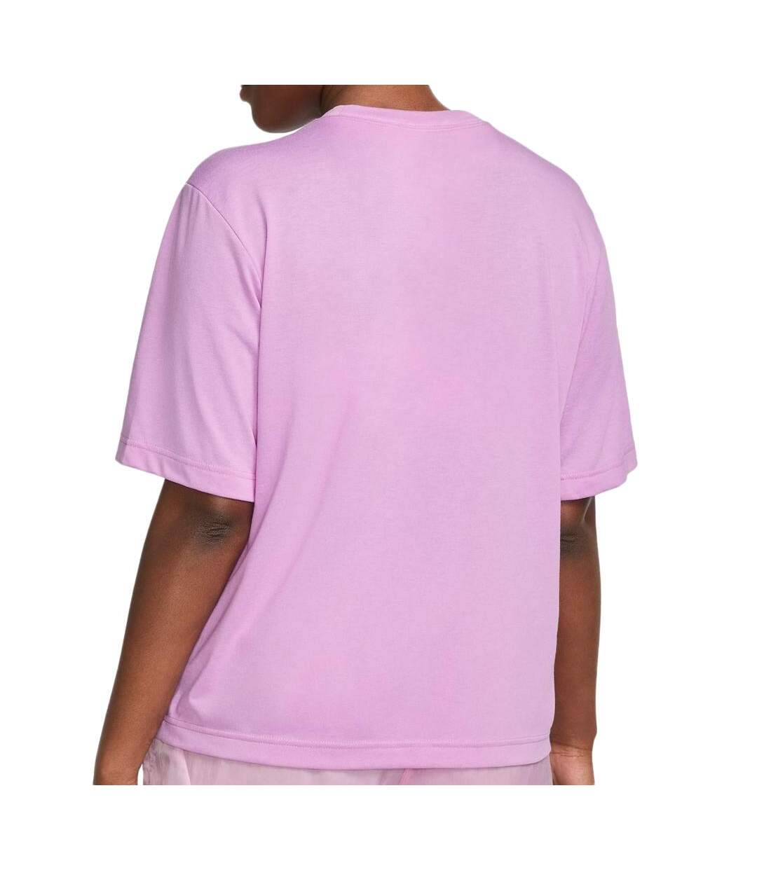 T-shirt de sport rose femme niketrail-2