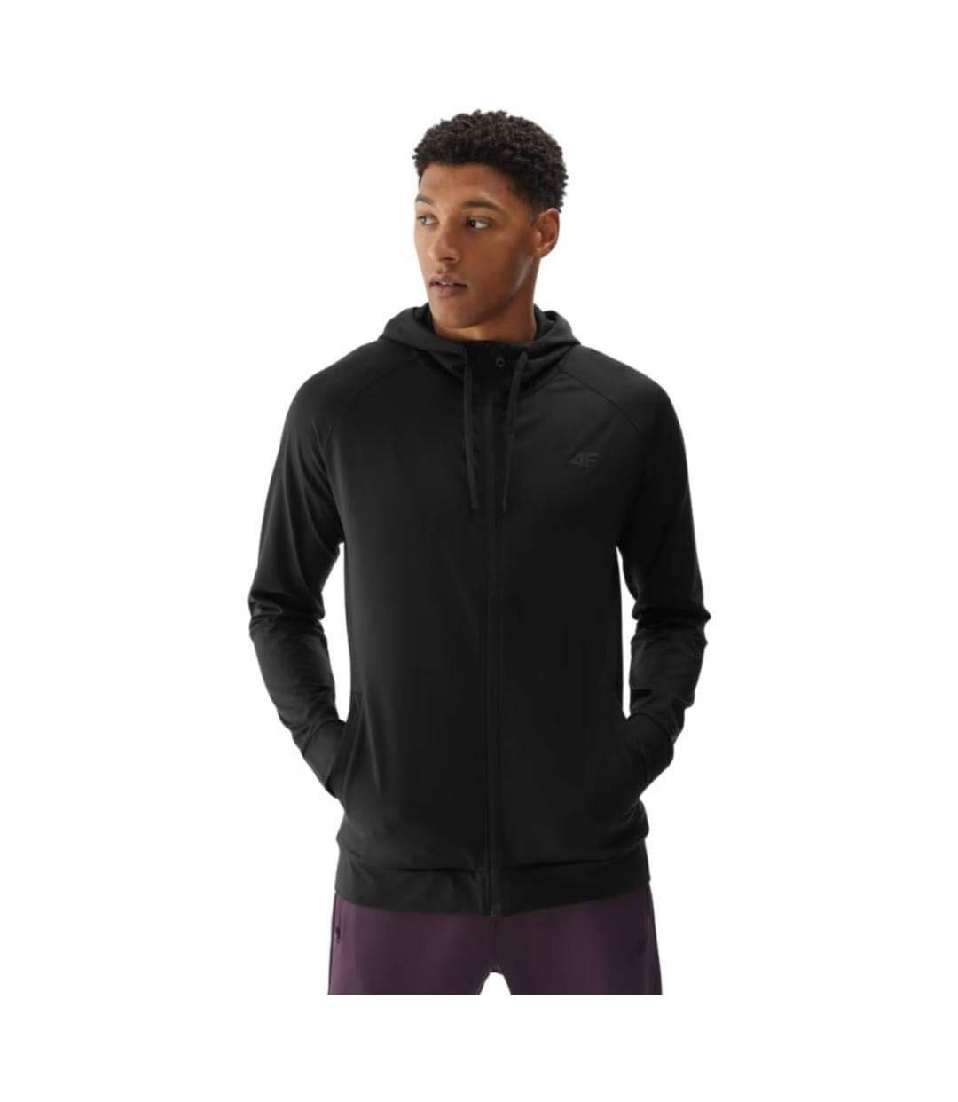 Sweat À Capuche Waw24tfswm403 Homme Noir 4F-1