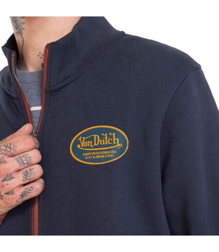 Sweat zippé en molleton avec écusson Wyatt Vondutch