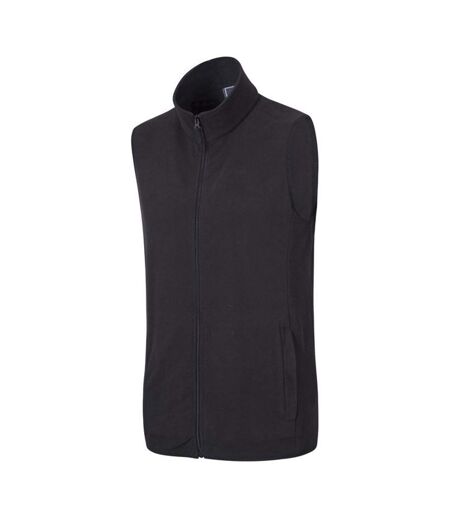 Mens Alder Microfleece Gilet Black Mountain Warehouse