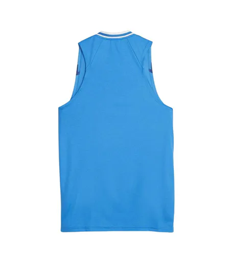 Mens Hoops Team Game Performance Basketball Jersey Electric Blue Puma