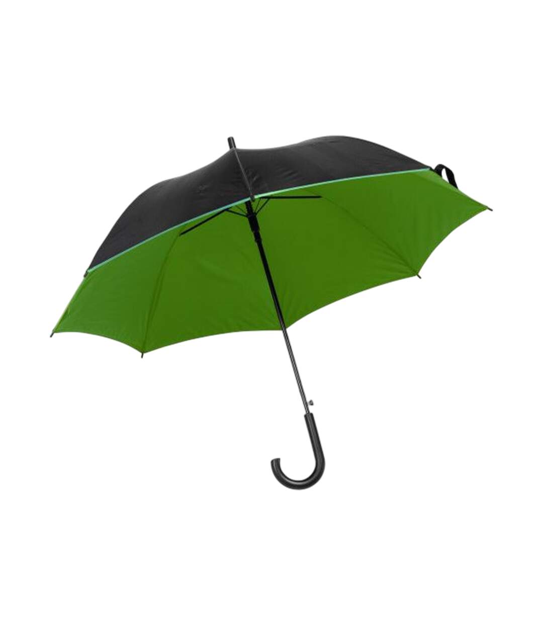Parapluie Droit 84,5 Cm X 107 Cm Noir Vert L-Merch-1