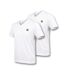 Quiksilver Pack de 2 T Shirts Homme 100% Coton Col Rond ou Col V-1