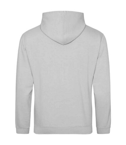 Sweat à capuche college adulte gris clair Awdis