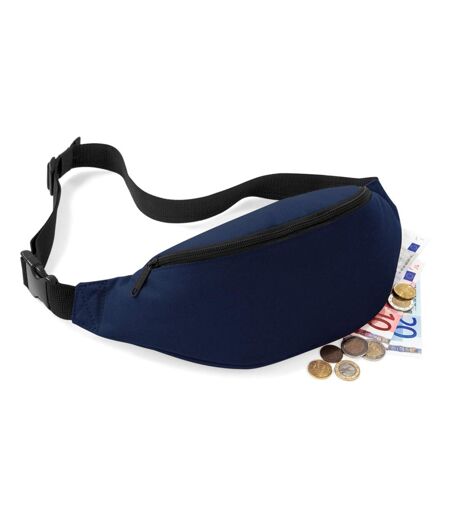 Adjustable belt bag 2.5 litres french navy Bagbase