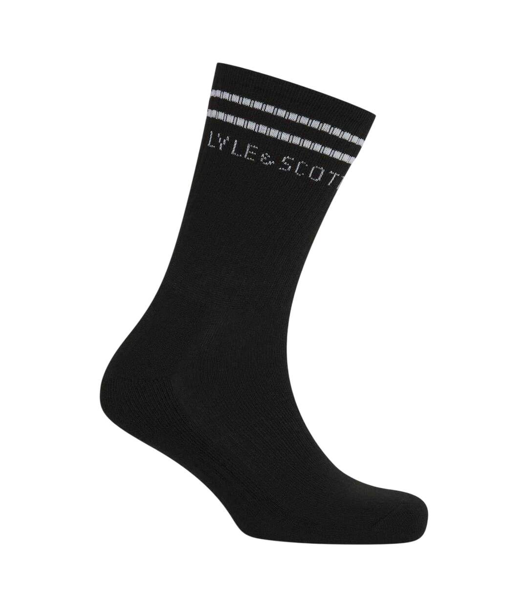 Lot De 3  Paires De Chaussettes Motif/style Marque Homme Noir Lyle & Scott-4