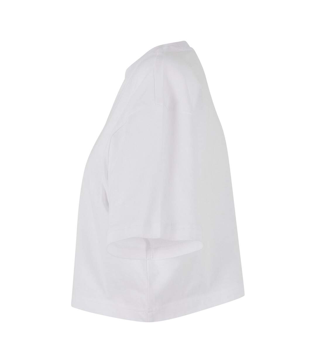 Haut Court Femme Blanc Build Your Brand-4