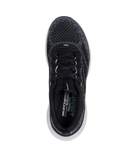 Womens/ladies Edgeride Power Flow Trainers Black Lavender Skechers