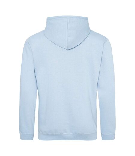 Sweat À Capuche College Adulte Bleu Ciel Awdis