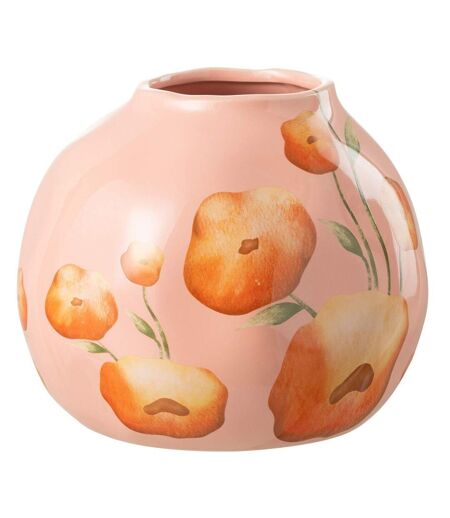 Vase Déco Poterie Bloem 17cm Saumon