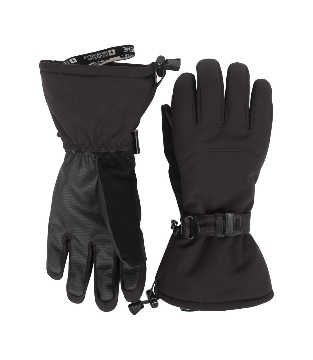 Gants de ski extreme homme noir Mountain Warehouse