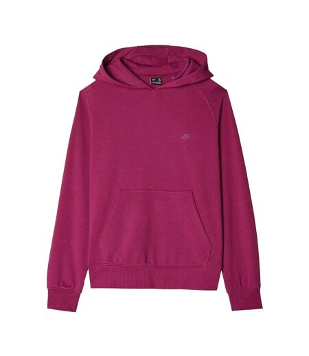 Sweat À Capuche Femme Rose 4F